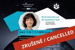EMMANUELLE CHARPENTIER\'S LECTURE IN THE SAV HALL IS CANCELE