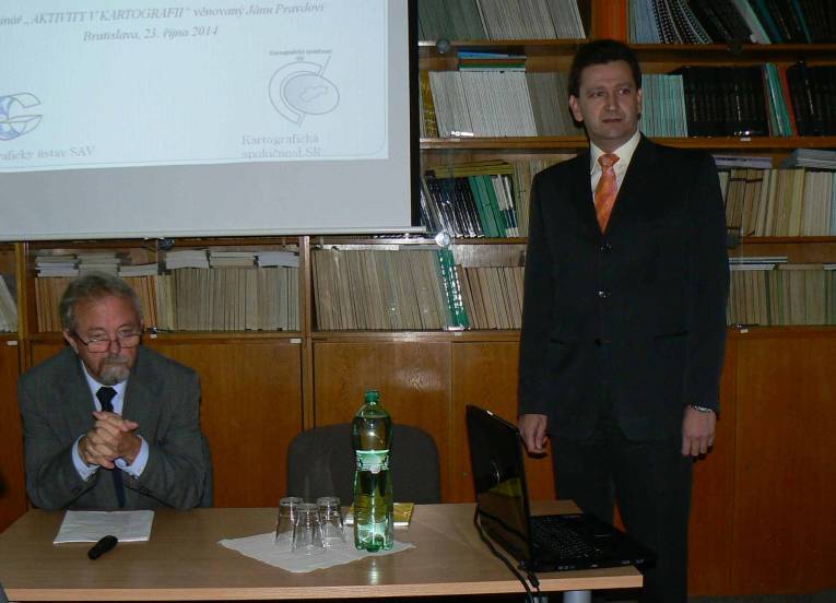 Seminár Aktivity v kartografii otvoril predseda Kartografickej spoločnosti SR Ing. Róbert Fencík, PhD.
