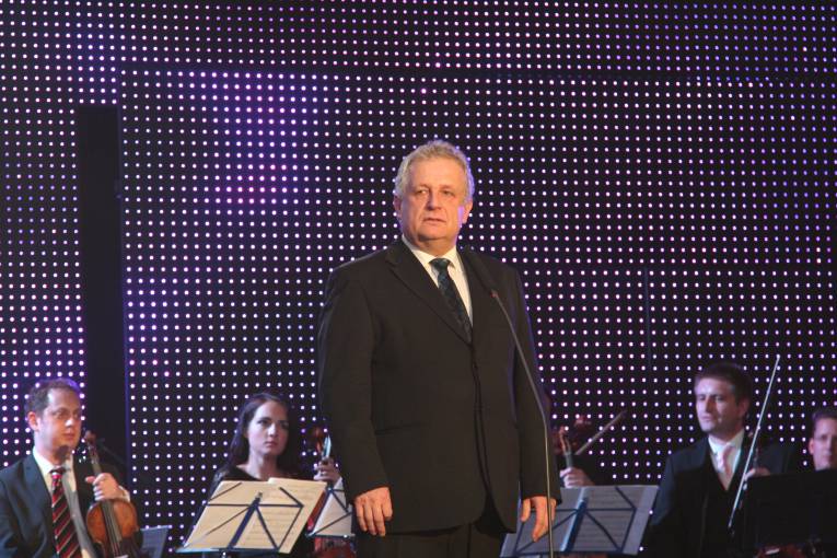 Predseda SAV Jaromír Pastorek pri svojom príhovore