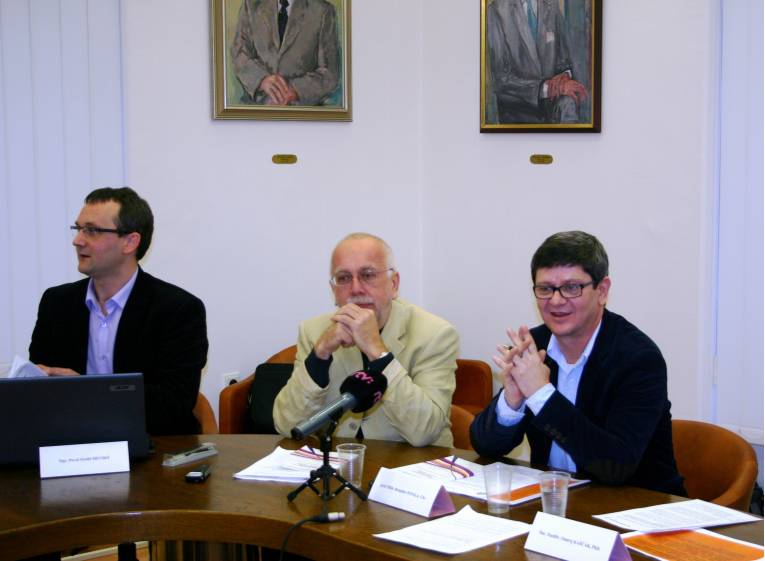 zľava: P. Marchevský, G. Bianchi a B. Pupala