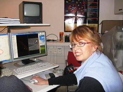 Ing. Alexandra Zahradníková, CSc. vo svojom laboratóriu.