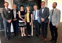 Stretnutie predstaviteľov Akadémií krajín V4 a Slovinska s prof. Maria Leptin, prezidentkou ERC