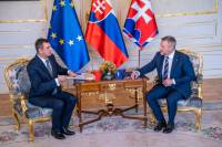 Prezident SR Peter Pellegrini prijal predsedu SAV Martina Venharta