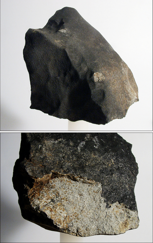 Druhý najväčší úlomok meteoritu Košice o hmotnosti 2,16 kg.