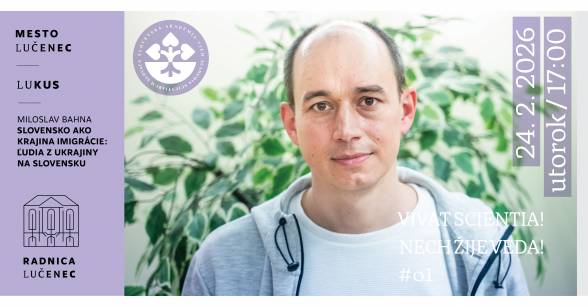 Pravidelné prednášky SAV v Lučenci pokračujú aj v roku 2026