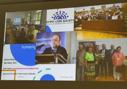 Enlarge photo - Záverečná ppt tabuľa z prezentácie zo zasadnutia General Assembly GLS 2026 tajomníčky GLS Juliety Rotaru s momentkami z kongresu 2026 v chorvátskom Záhrebe (5. 9. 2026; Foto: T. Zachar Podolinská).