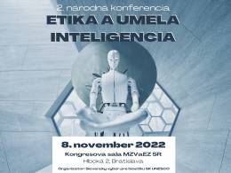 Pozvánka na národnú konferenciu Etika a umelá inteligencia