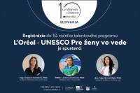 Program L’Oréal – UNESCO Pre ženy vo vede otvára už desiaty ročník