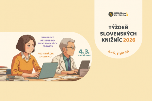 Týždeň slovenských knižníc 2026: vzdialený prístup do elektronických zdrojov a knižný...
