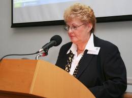 Zväčšiť fotografiu - Prof. Helena Barancová počas vystúpenia.