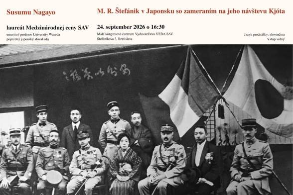 Pozvánka na prednášku laureáta Medzinárodnej ceny SAV Susumu Nagaya