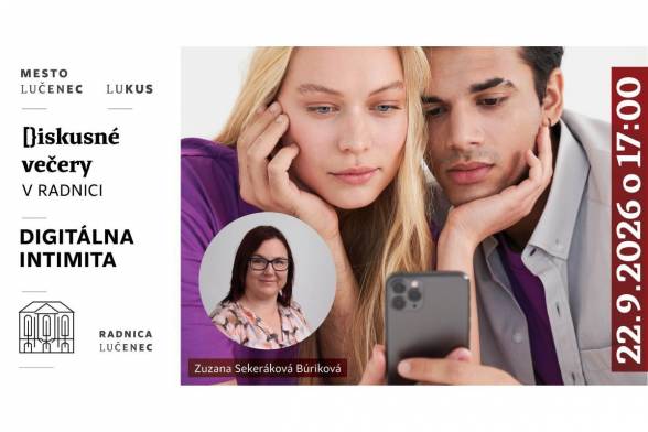 Diskusný večer na Radnici o Digitálnej intimite