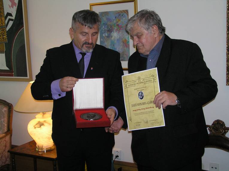 Ján Jankovič (vpravo) spolu s Nebojsa Kuzmanovičom 