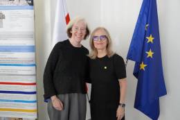 Riaditeľka prestížnej organizácie EMBO Fiona Watt...