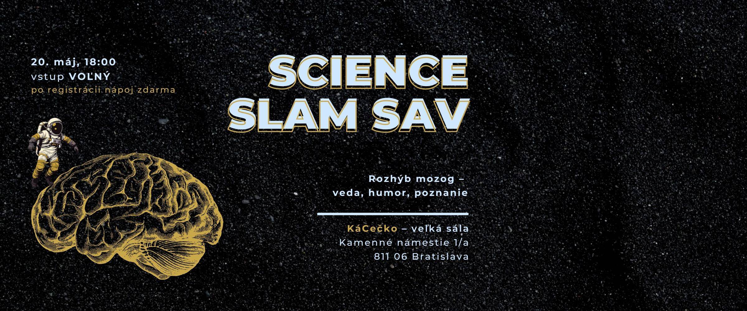 Zažite vedu naživo: Science Slam SAV 2026 – zábava, fascinácia aj humor