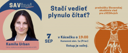Septembrová SAVinci vedecká kaviareň: Stačí vedieť plynulo čítať?