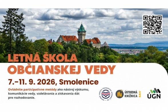 Pozvánka na Letnú školu občianskej vedy
