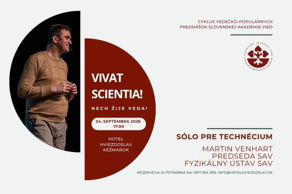 Vivat Scientia! Nech žije veda! v Kežmarku s Martinom Venhartom: Sólo pre technécium