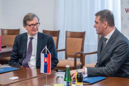 Rakúskeho veľvyslanca prijal predseda SAV Martin Venhart