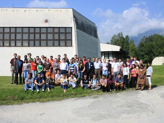 Participants of the European summer school in space science.
