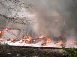 Zhorela bývalá budova Botanického ústavu SAV