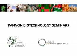 Biotechnologický seminár na ÚGBR  v Nitre