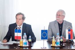 Veľvyslanec Francúzskej republiky rokoval o ďalšej spolupráci so SAV