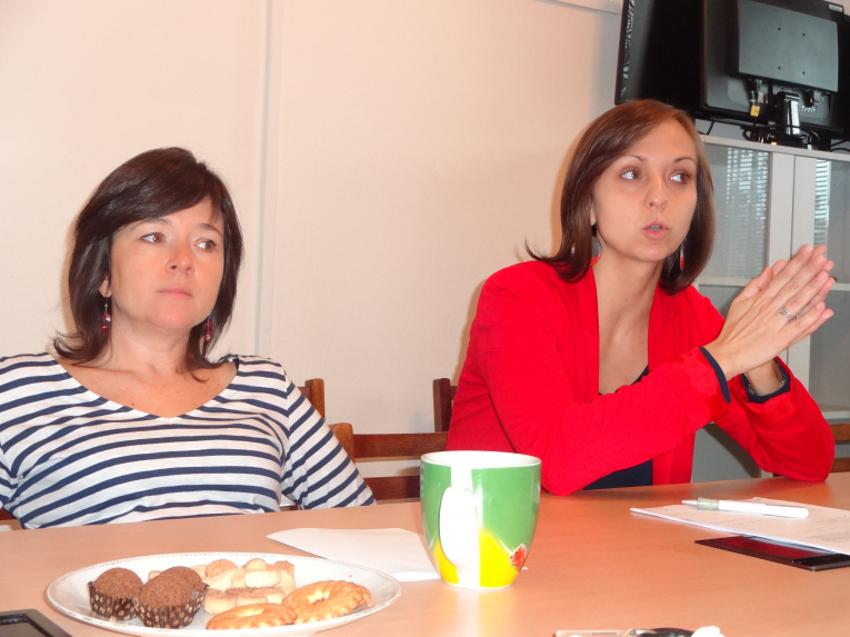 Elena Knopová (vpravo) viedla seminár s podnetnou diskusiou.