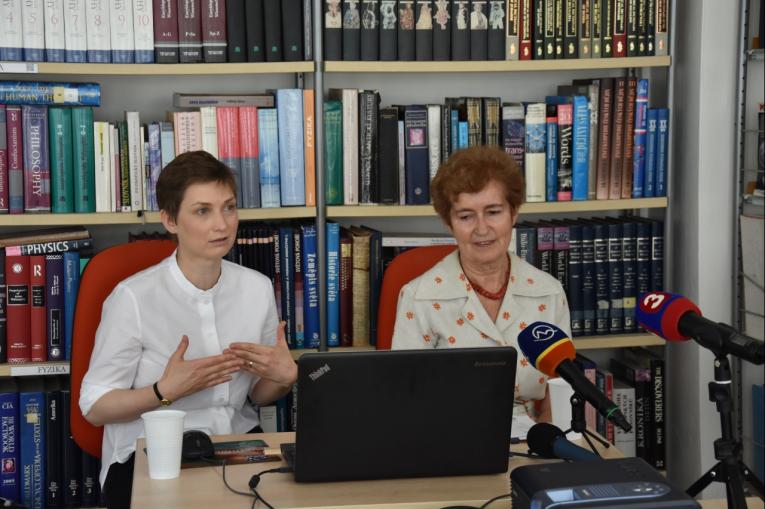 Paulína Tabery (Centrum pro výzkum veřejného mínění, Sociologický ústav AV ČR v Prahe) a Zora Bútorová (IVO)