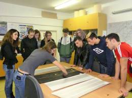 Students of ERASMUS+ visiting the Earth Science Institute of SAS