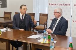 President of the Romanian Academy of Sciences visits SAS