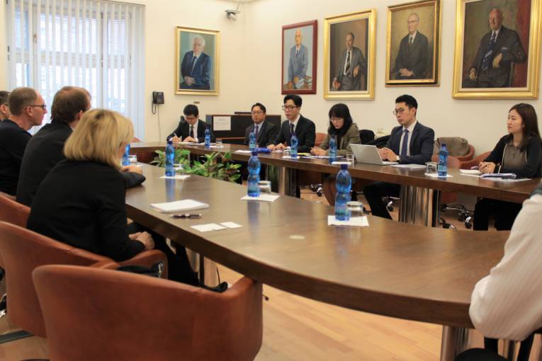 Návšteva delegácie Kórejskej republiky v SAV v Bratislave.
