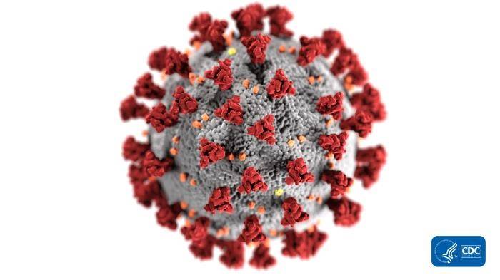 Vírusová častica koronavírusu