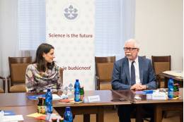 The Visit of the Slovenian Minister of Education in the SAS
