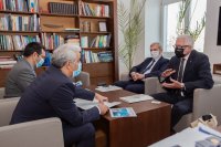 The President of the SAS received the Ambassador of the Islamic Republic of Iran