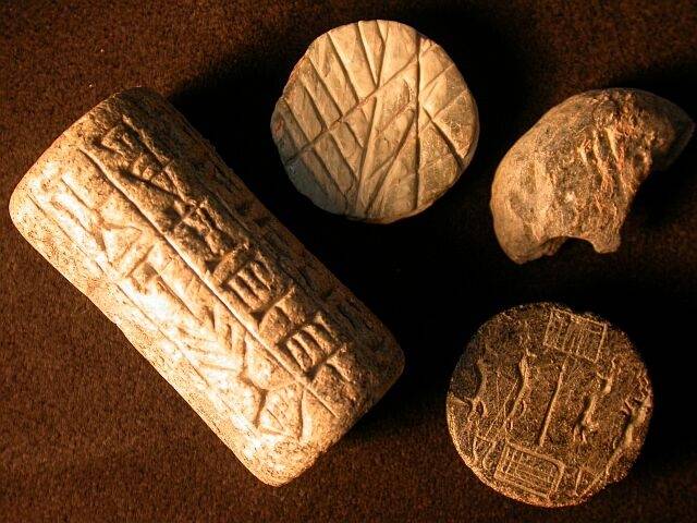 Pečatný valček a pečatidlá – koniec 3. až polovica 2. tisícročia pred n. l.
