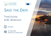 Tretí slovenský workshop European Language Resource Coordination