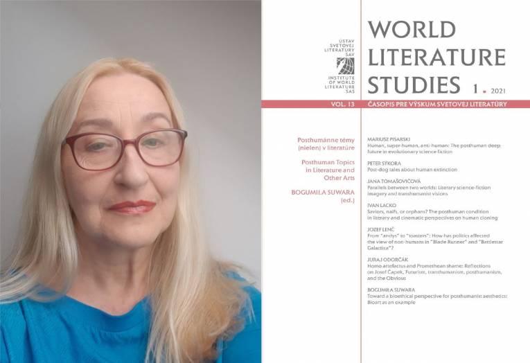 World Literature Studies 1/2021 o posthumánnych témach (nielen) v literatúre (ed. Bogumiła Suwara)
