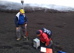 Slovak scientists measure gravity data on Etna