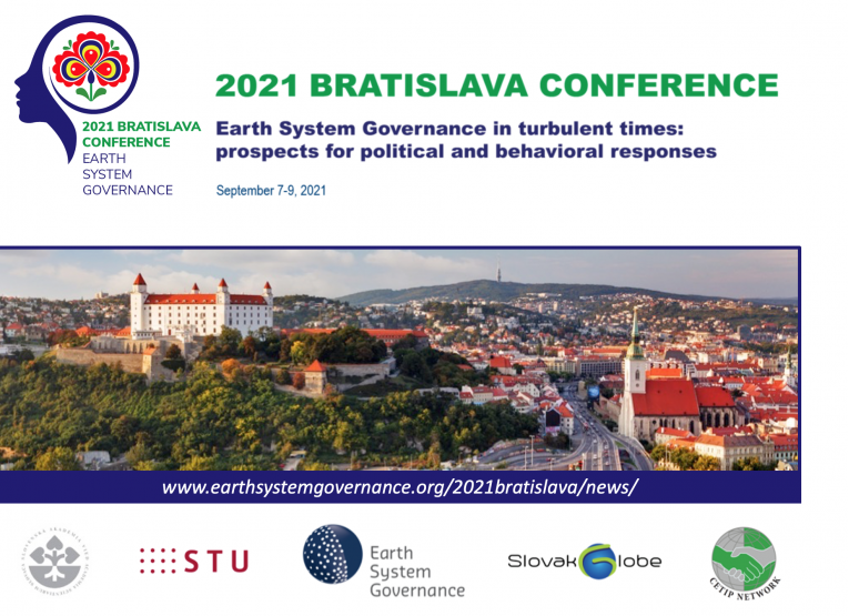 Konferencia Earth System Governance in Turbulent Times: Prospects for Political and
Behavioural responses