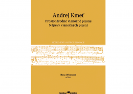 Andrej Kmeť a jeho zbierka vianočných piesní a hudby