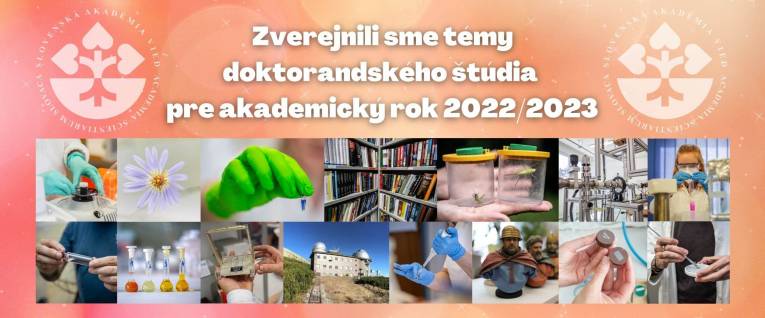 SAV predstavuje témy doktorandského štúdia pre rok 2022/2023