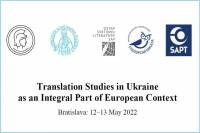 Translation Studies in Ukraine as an Integral Part of European Context