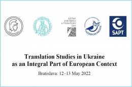 Translation Studies in Ukraine as an Integral Part...
