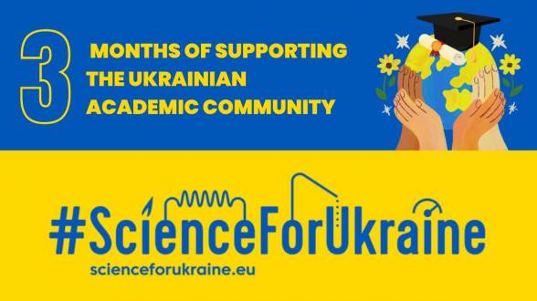 #ScienceForUkraine sums up three months of supporting the Ukrainian academic community