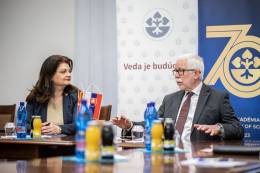 Predseda SAV prijal novú veľvyslankyňu Severného Macedónska v SR J. E. Evgeniju Ilievu