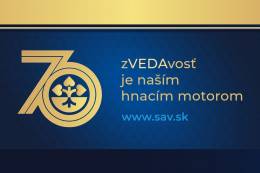 The Slovak Academy of Sciences is celebrating the 70th anniversary of its foundation