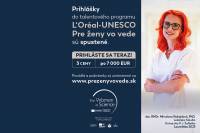 Organizátori otvorili registráciu do 8. ročníka programu L\'Oréal – UNESCO Pre ženy vo vede