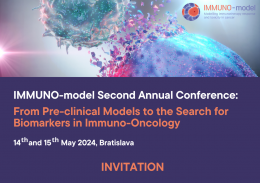 Pozvánka na medzinárodnú konferenciu „IMMUNO-model Second Annual Conference: From Pre-clinical Models to the Search for Biomarkers in Immuno-Oncology"