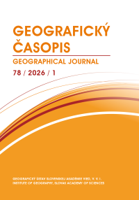 Geografický časopis / Geographical Journal
